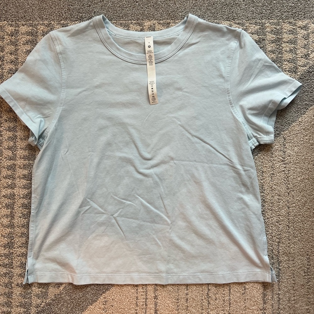 Lululemon light blue shirt
